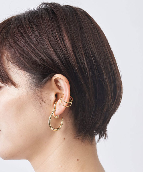 MEDE19F(メデジュウキュウ)の「MEDE19F イヤアクセ&イヤカフセット(イヤリング・レディース・シルバー/ゴールド・1/2)」の5枚目の写真