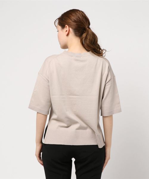 LOWRYS FARM（ローリーズファーム）の「１４ＧスーピマＶＳＳ　836522（ニット/セーター・レディース・グリーン/ブラック/オフホワイト/ベージュ・FREE）」の15枚目の写真