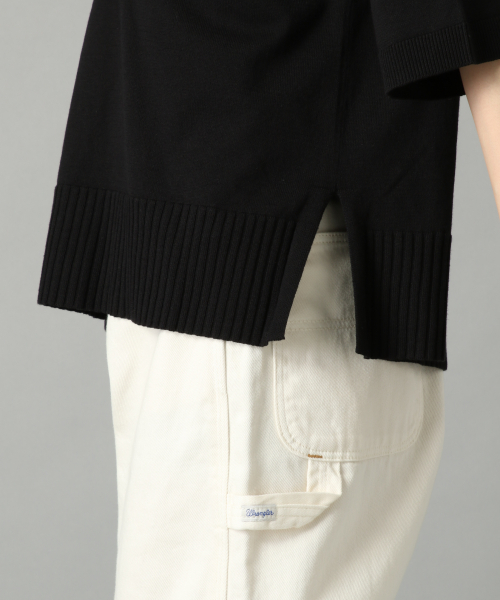 LOWRYS FARM（ローリーズファーム）の「１４ＧスーピマＶＳＳ　836522（ニット/セーター・レディース・グリーン/ブラック/オフホワイト/ベージュ・FREE）」の8枚目の写真