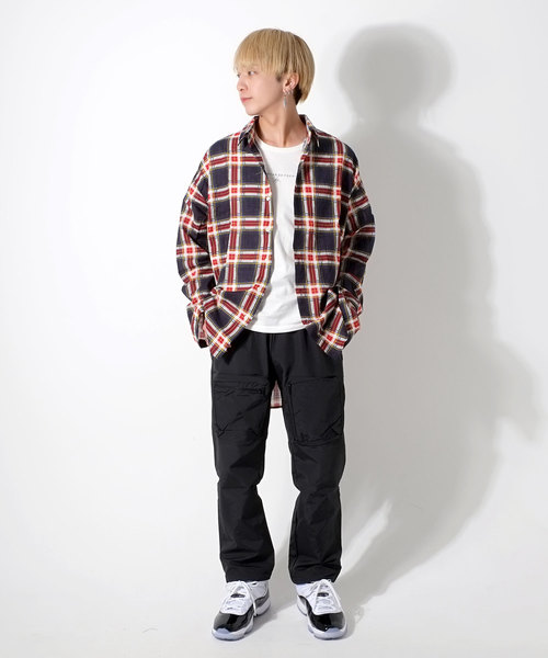 GOSTAR DE FUGA（ゴスタール ジフーガ）の「バックプリントフォトチェックシャ（シャツ/ブラウス・メンズ・ブラック/レッド・FREE）」の11枚目の写真