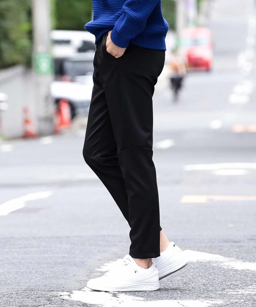 MEN'S BIGI(メンズビギ)の「ストレッチ ジョガーパンツ(スウェットパンツ・メンズ・ブラック・L/M/S)」の4枚目の写真