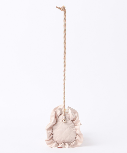 one after another NICE CLAUP（ワンアフターアナザーナイスクラップ）の「シェル柄刺繍ショルダーバッグ（ショルダーバッグ・レディース・ピンク/アイボリー・FREE）」の6枚目の写真