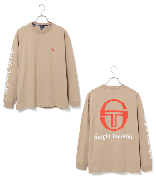 SERGIO TACCHINI（セルジオタッキーニ）の「【SERGIO TACCHINI】ロゴプリントロングTシャツ（Tシャツ/カットソー・メンズ・ホワイト/ベージュ/ブルー系その他4・M/L）」の3枚目の写真