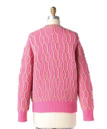 Drawer（ドゥロワー）の「Drawer 3Gアラン編みクルーネックニット