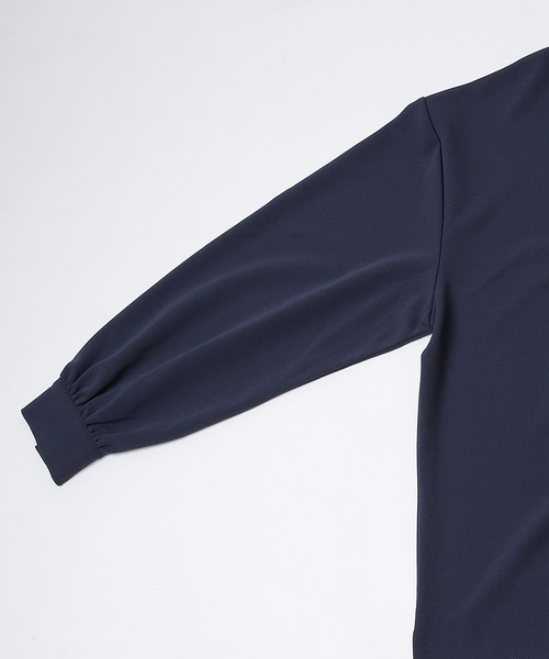 NILWAY(ニルウェイ)の「梨地ボリュームスリーブバンドカラーシャツ(シャツ/ブラウス・メンズ・ブラック/ベージュ/ネイビー/ブラウン/グレー・MEDIUM/LARGE)」の9枚目の写真