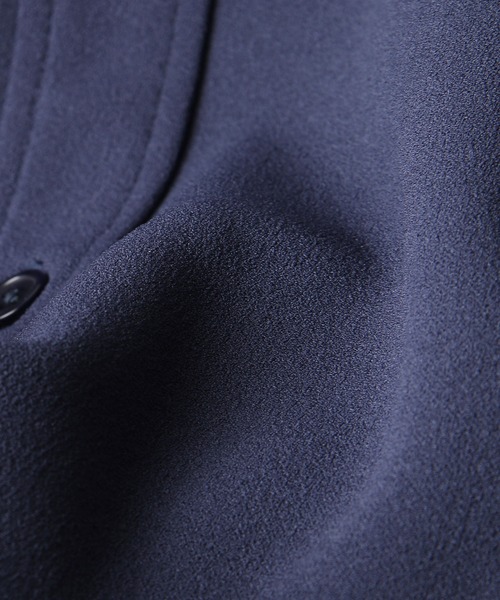 NILWAY(ニルウェイ)の「梨地ボリュームスリーブバンドカラーシャツ(シャツ/ブラウス・メンズ・ブラック/ベージュ/ネイビー/ブラウン/グレー・MEDIUM/LARGE)」の11枚目の写真