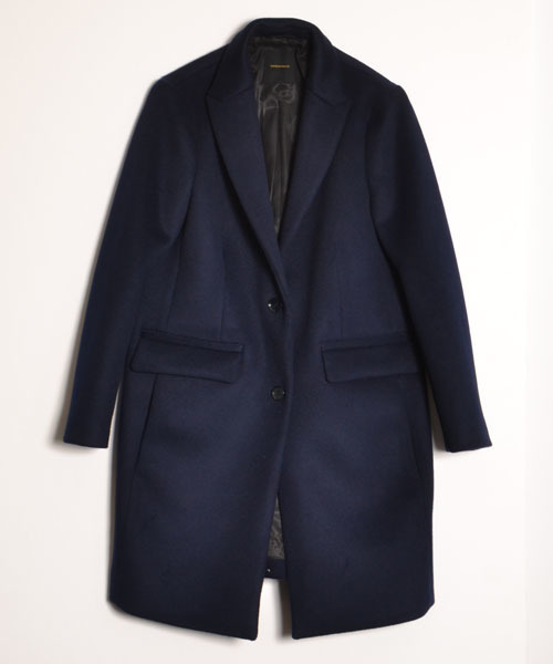 AMERICAN RAG CIE（アメリカンラグシー）の「リバーメルトンチェスターコート/214-AGP-L142-CO098（チェスターコート・レディース・ベージュ/ネイビー・FREE）」の16枚目の写真