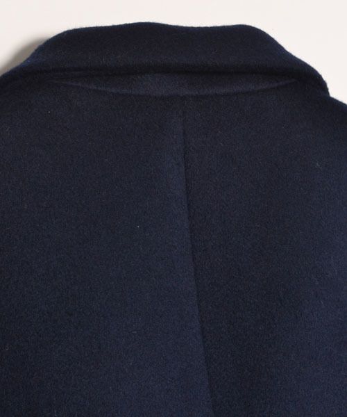 AMERICAN RAG CIE（アメリカンラグシー）の「リバーメルトンチェスターコート/214-AGP-L142-CO098（チェスターコート・レディース・ベージュ/ネイビー・FREE）」の3枚目の写真