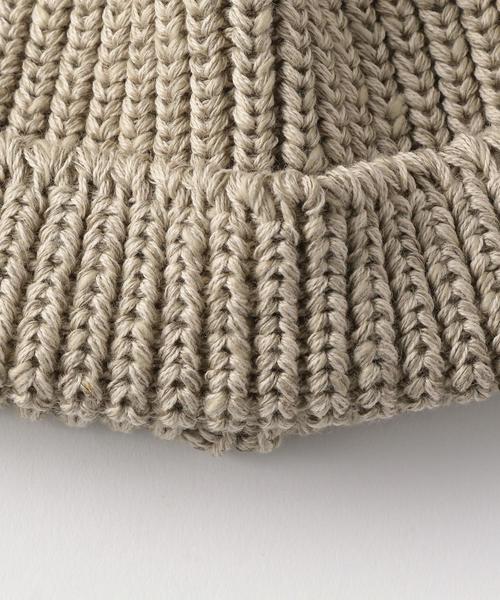 Steven Alan（スティーブンアラン）の「＜Stuart Austin＞ CL WATCH CAP/ニットキャップ（ニットキャップ/ビーニー・メンズ・ベージュ/ブラック/オフホワイト・FREE）」の4枚目の写真