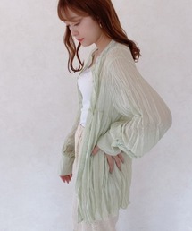 VANNIE U | VANNIE U　3wayクリンクルシアーシャツ(シャツ/ブラウス)