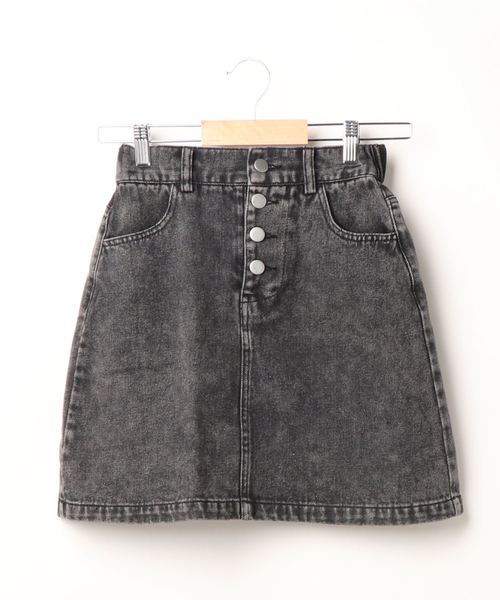 SpRay(スプレイ)の「ケミカルデニムミニスカート(スカート・レディース・ライトブルー/ブラック/ネイビー・FREE)」の7枚目の写真
