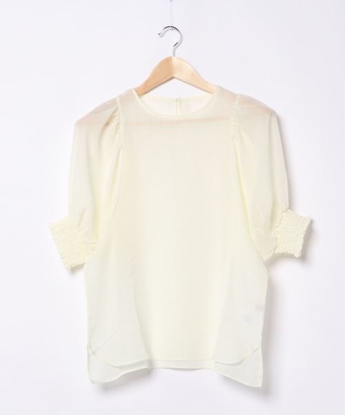 flower(フラワー)の「テンダーバルーンブラウス(シャツ/ブラウス・レディース・パープル/アイボリー・FREE)」の16枚目の写真