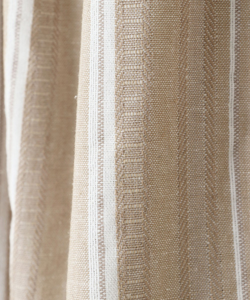 notch.（ノッチ）の「リネンストライプストレートパンツ（その他パンツ・レディース・ベージュ/グレー・TM/M）」の4枚目の写真