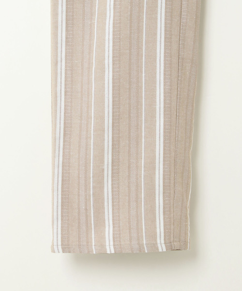 notch.（ノッチ）の「リネンストライプストレートパンツ（その他パンツ・レディース・ベージュ/グレー・TM/M）」の5枚目の写真