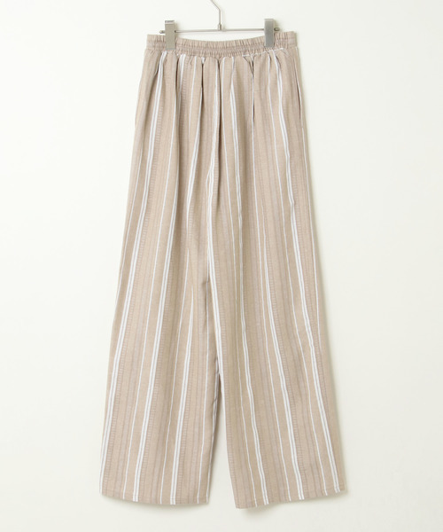 notch.（ノッチ）の「リネンストライプストレートパンツ（その他パンツ・レディース・ベージュ/グレー・TM/M）」の15枚目の写真