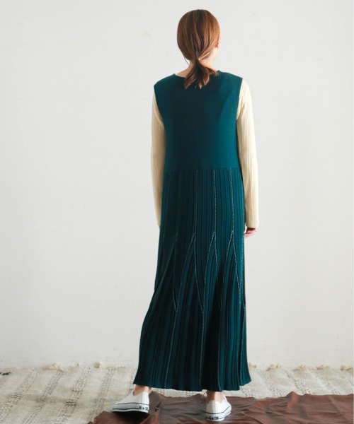 NOMBRE IMPAIR⭐︎ノンブルアンペール⭐︎ホース柄ワンピ⭐︎タグなし試着のみ NOMBRE IMPAIR（ノンブルアンペール）の「ツートーンホースPT