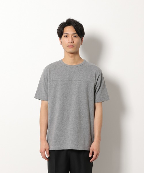 LAKOLE（ラコレ）の「14/-フットボールTシャツ / LAKOLE（Tシャツ/カットソー・メンズ・ホワイト/オリーブ/グレー/ベージュ/サックスブルー・MEDIUM/LARGE）」の21枚目の写真