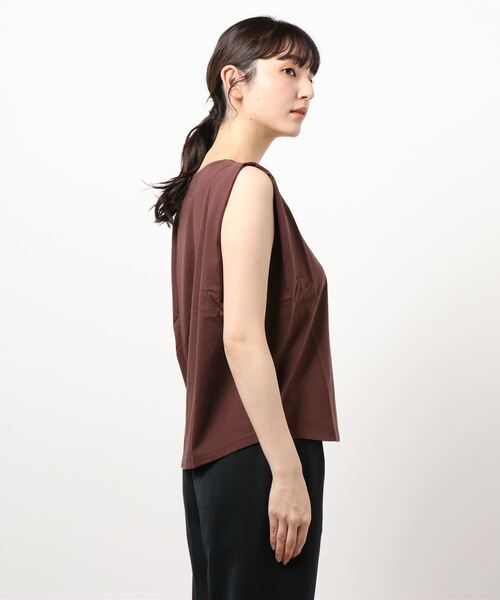 Lee(リー)の「【Lady Lee】N/S CREWNECK(Tシャツ/カットソー・レディース・ホワイト/ブラック/ブラウン・FREE)」の4枚目の写真