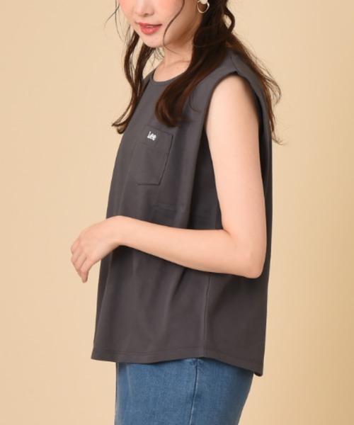 Lee(リー)の「【Lady Lee】N/S CREWNECK(Tシャツ/カットソー・レディース・ホワイト/ブラック/ブラウン・FREE)」の18枚目の写真