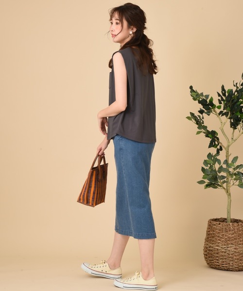 Lee(リー)の「【Lady Lee】N/S CREWNECK(Tシャツ/カットソー・レディース・ホワイト/ブラック/ブラウン・FREE)」の15枚目の写真