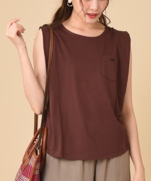 Lee(リー)の「【Lady Lee】N/S CREWNECK(Tシャツ/カットソー・レディース・ホワイト/ブラック/ブラウン・FREE)」の13枚目の写真