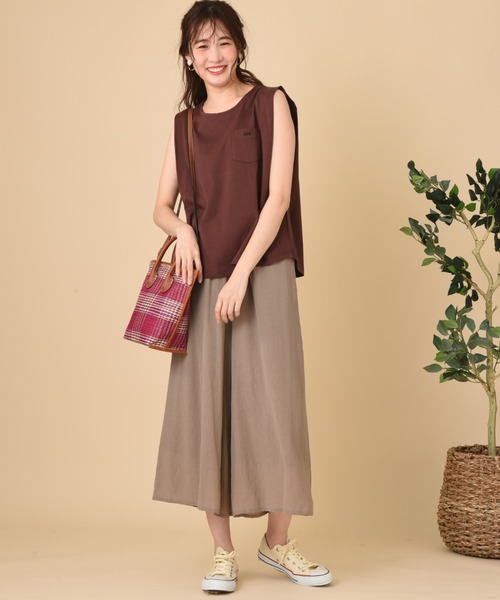 Lee(リー)の「【Lady Lee】N/S CREWNECK(Tシャツ/カットソー・レディース・ホワイト/ブラック/ブラウン・FREE)」の11枚目の写真