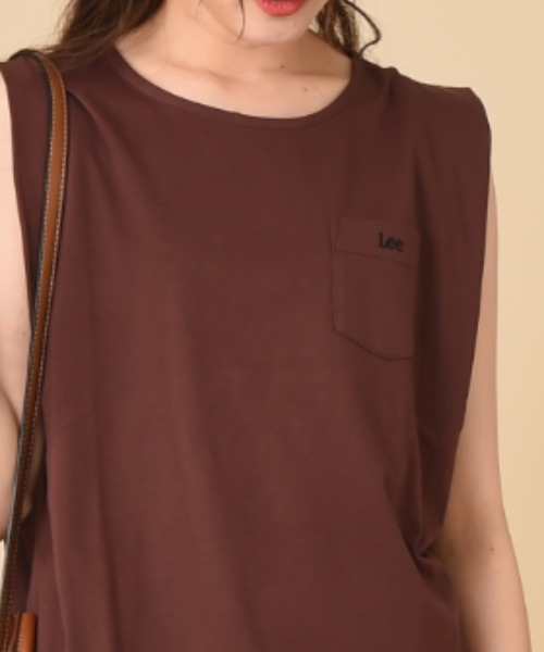 Lee(リー)の「【Lady Lee】N/S CREWNECK(Tシャツ/カットソー・レディース・ホワイト/ブラック/ブラウン・FREE)」の9枚目の写真