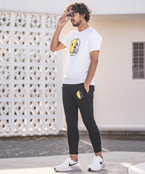 felkod（フィルコッド）の「mp8639-Handmade Touch Smiley Skull Print Sweat Pants スウェットパンツ（スウェットパンツ・メンズ・ブラック/トップグレー・L/M/S）」の16枚目の写真
