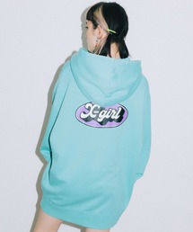 X Girl エックスガールのパーカー グリーン カーキ 緑色系 通販 Zozotown
