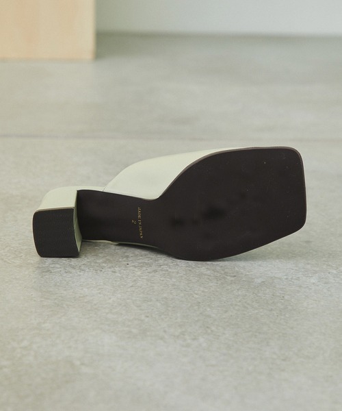 UNITED TOKYO（ユナイテッドトウキョウ）の「スクエアサンダル（サンダル・レディース・ライトグリーン/ベージュ/ブラック/シルバー・1/2）」の10枚目の写真