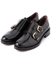 BEAUTY&YOUTH UNITED ARROWS | BYTF Laura bellariva グロッシー モンクストラップシューズ(ドレスシューズ)