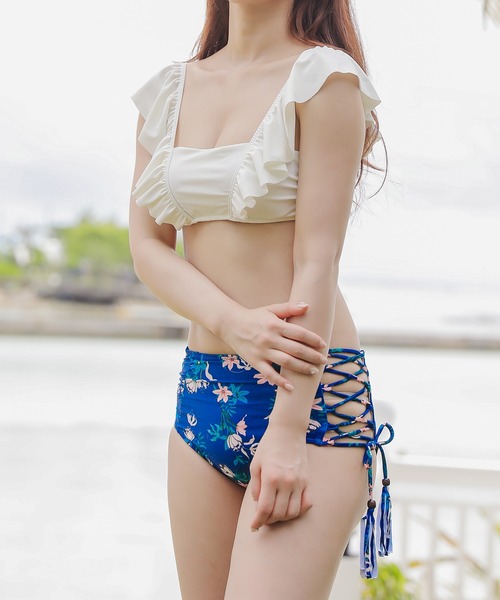 【新品未使用】ALEXIASTAM▼パイソン柄ビキニ　2点セット 新品未使用】ALEXIASTAM▽パイソン柄ビキニ 2点セット