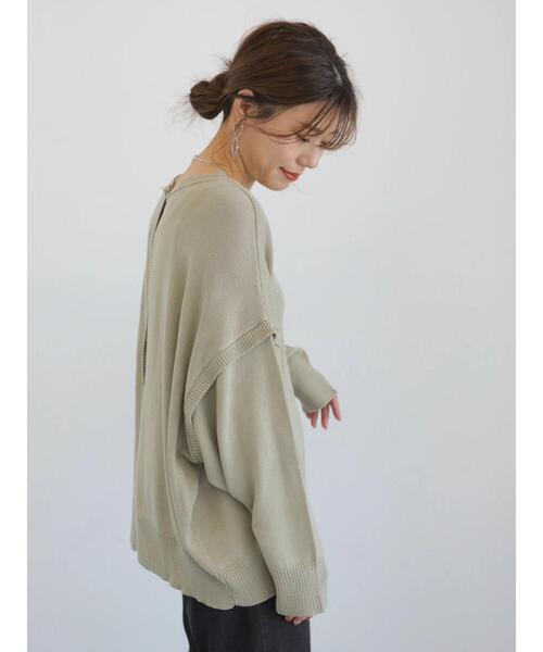 koe(コエ)の「マルチウェイニットカーディガン*(カーディガン/ボレロ・レディース・ライトベージュ/ホワイト系その他2/ライトカーキ・FREE)」の8枚目の写真