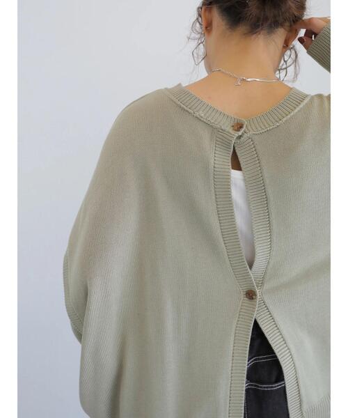 koe(コエ)の「マルチウェイニットカーディガン*(カーディガン/ボレロ・レディース・ライトベージュ/ホワイト系その他2/ライトカーキ・FREE)」の13枚目の写真