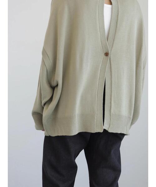 koe(コエ)の「マルチウェイニットカーディガン*(カーディガン/ボレロ・レディース・ライトベージュ/ホワイト系その他2/ライトカーキ・FREE)」の7枚目の写真