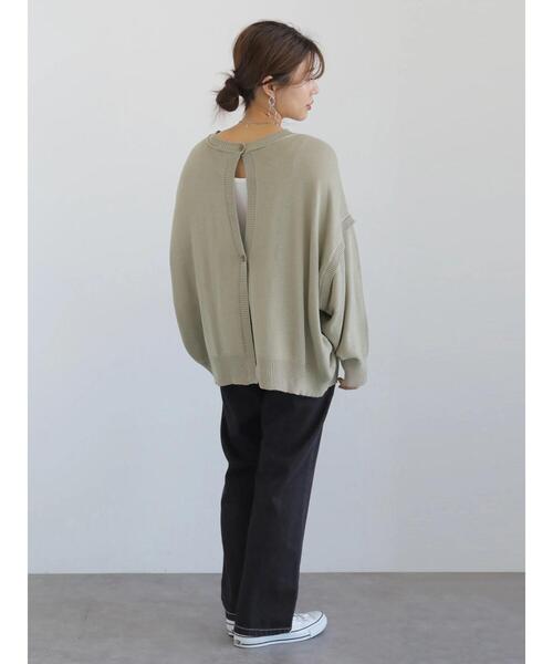 koe(コエ)の「マルチウェイニットカーディガン*(カーディガン/ボレロ・レディース・ライトベージュ/ホワイト系その他2/ライトカーキ・FREE)」の15枚目の写真