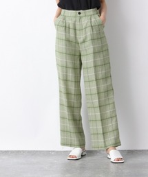 JEANASIS | ドビーカラーチェックワイドパンツ/941477(その他パンツ)