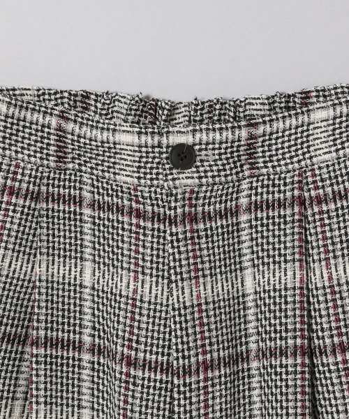 JEANASIS（ジーナシス）の「ドビーカラーチェックワイドパンツ/941477（その他パンツ・レディース・ブラック系その他/グリーン系その他/イエロー系その他・FREE）」の6枚目の写真