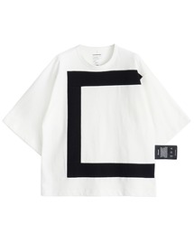 SHAREEF（シャリーフ）の「GEORGETTE JQ SWITCHING BIG-T（Tシャツ/カットソー）」