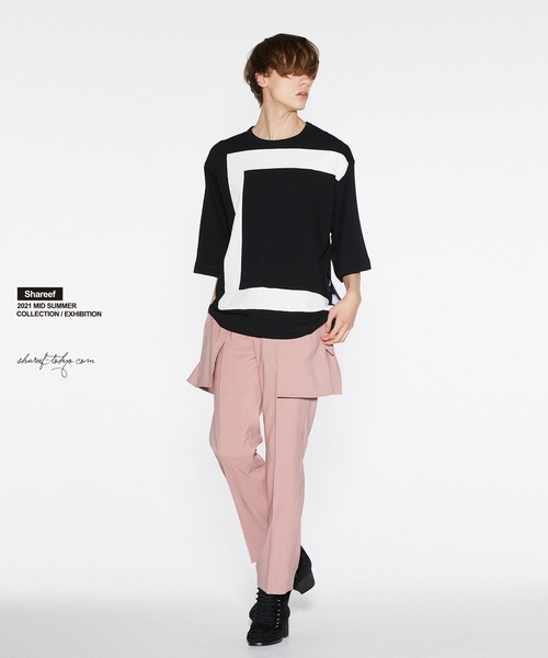 SHAREEF（シャリーフ）の「SCABROUS TEX SWITCHING BIG-T（Tシャツ 