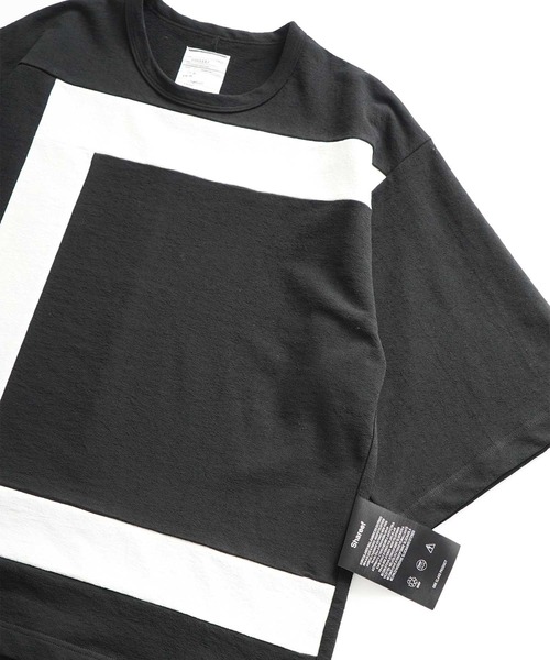 SHAREEF(シャリーフ)の「GEORGETTE JQ SWITCHING BIG-T(Tシャツ/カットソー・メンズ・ホワイト/ブラック/ネイビー/キャメル・1/2/3)」の8枚目の写真