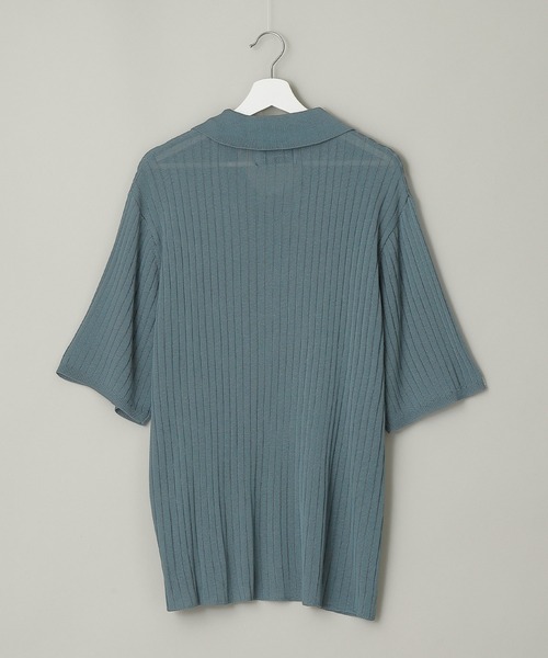 anown(アノン)の「リネンタッチ サマーニットポロシャツ【ファッションインフルエンサー しゅんたろー×anown 限定コラボ】(ポロシャツ・メンズ・ベージュ/ブラウン/ブルー・M/L)」の16枚目の写真