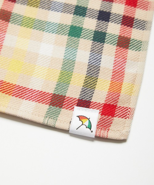 Arnold Palmer（アーノルドパーマー）の「ハウスチェック綾織ハンカチ（ハンカチ/ハンドタオル・レディース・ベージュ系その他・ﾌﾘ-）」の3枚目の写真