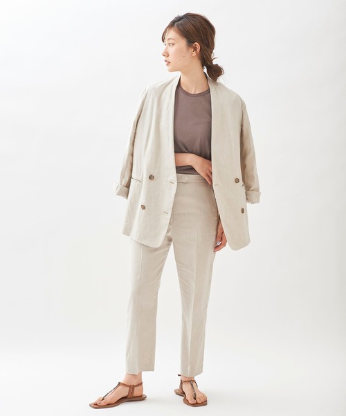 plage（プラージュ）の「stretch linen SLAXパンツ◇（その他パンツ  