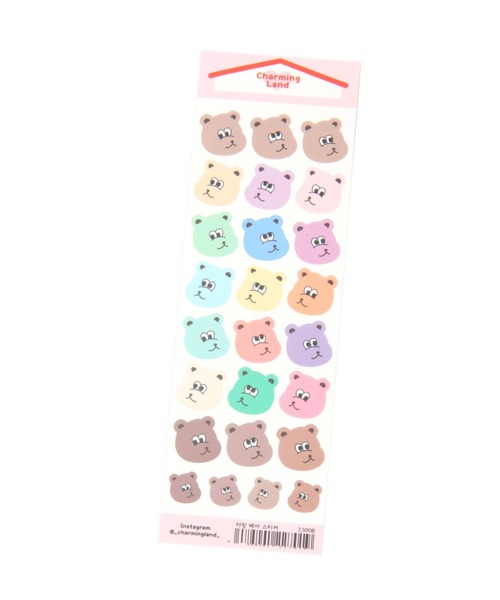 Charming Land Charmingbearステッカー ステッカー テープ Aland エーランド のファッション通販 Zozotown