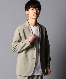 GLOSTER | EVALET QUICK DRY JACKET　セットアップ テーラードジャケット(テーラードジャケット)