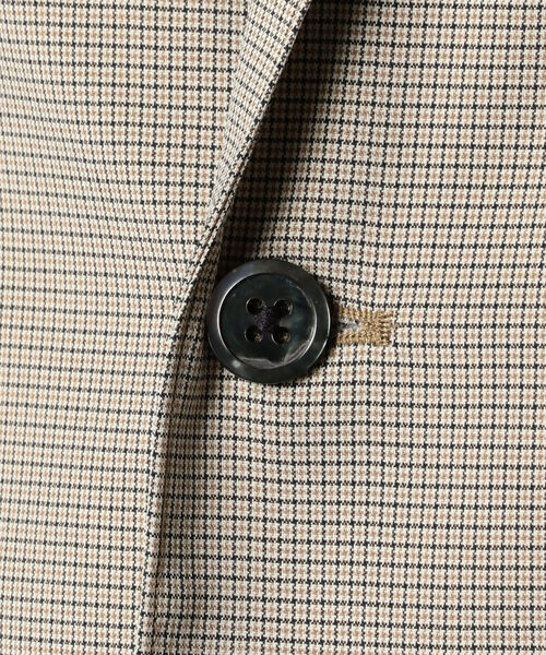 GLOSTER（グロスター）の「EVALET QUICK DRY JACKET　セットアップ テーラードジャケット (※リモートワークにも最適な吸水速乾、ウォッシャブル、シワになりにくい機能素材を使用！)（テーラードジャケット・メンズ・ネイビー/ベージュ系その他5・S/M/L）」の8枚目の写真