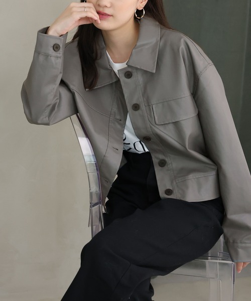 Ulysses（ユリシス）の「フェイクレザーシャツジャケット（ライダース