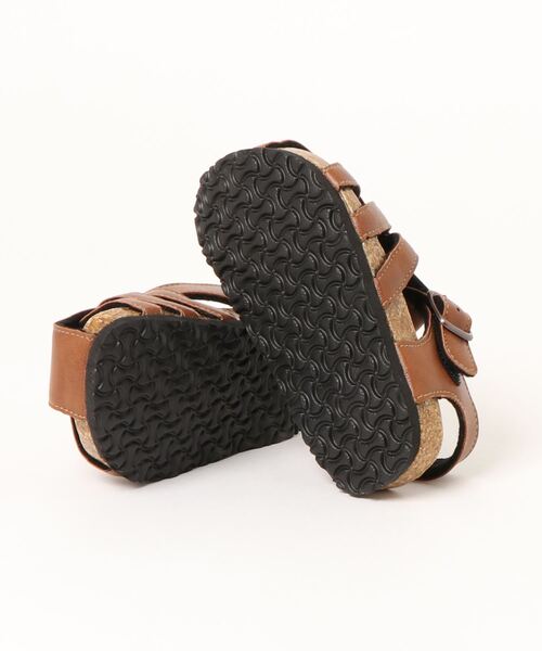 HAKKA KIDS（ハッカキッズ）の「フェイクレザーストラップ付きサンダル（サンダル・キッズ・ネイビー/ブラウン・18.0cm/17.0cm/15.0cm/16.0cm）」の4枚目の写真