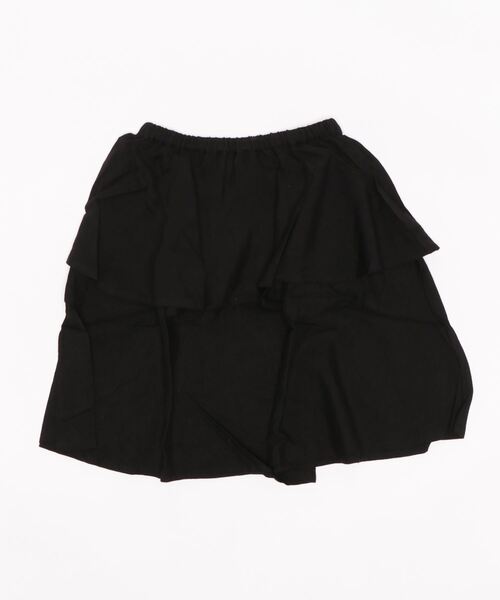 DISCOAT（ディスコート）の「2段フリルスカート（スカート・キッズ・ブルー/ブラウン/ブラック・130/120）」の2枚目の写真